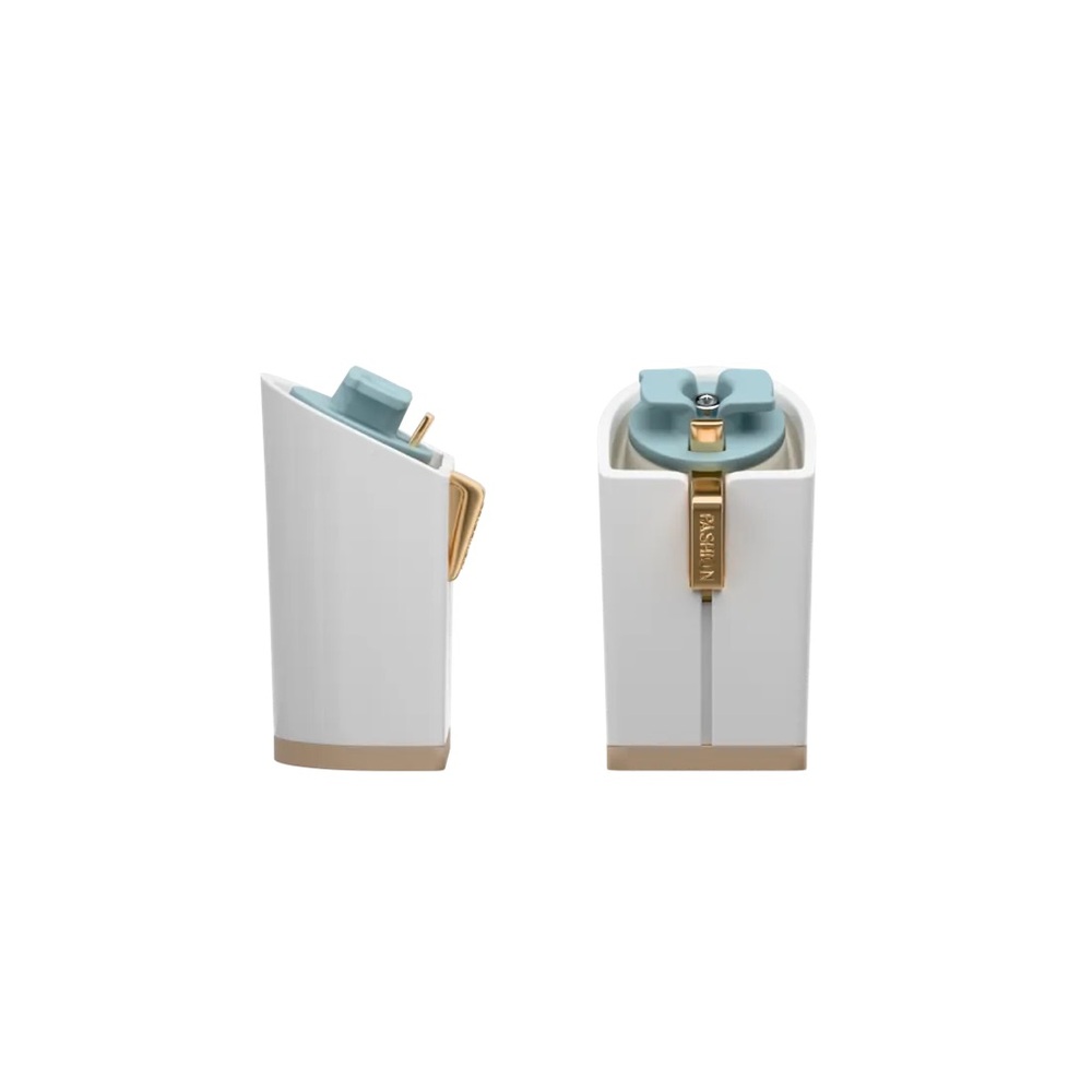 Pashion footwear size 7-8.5 White Block Heel Kit 4”